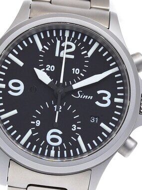 Sinn 756 Date Chronograph black Dial Automatic Men's Watch_912271